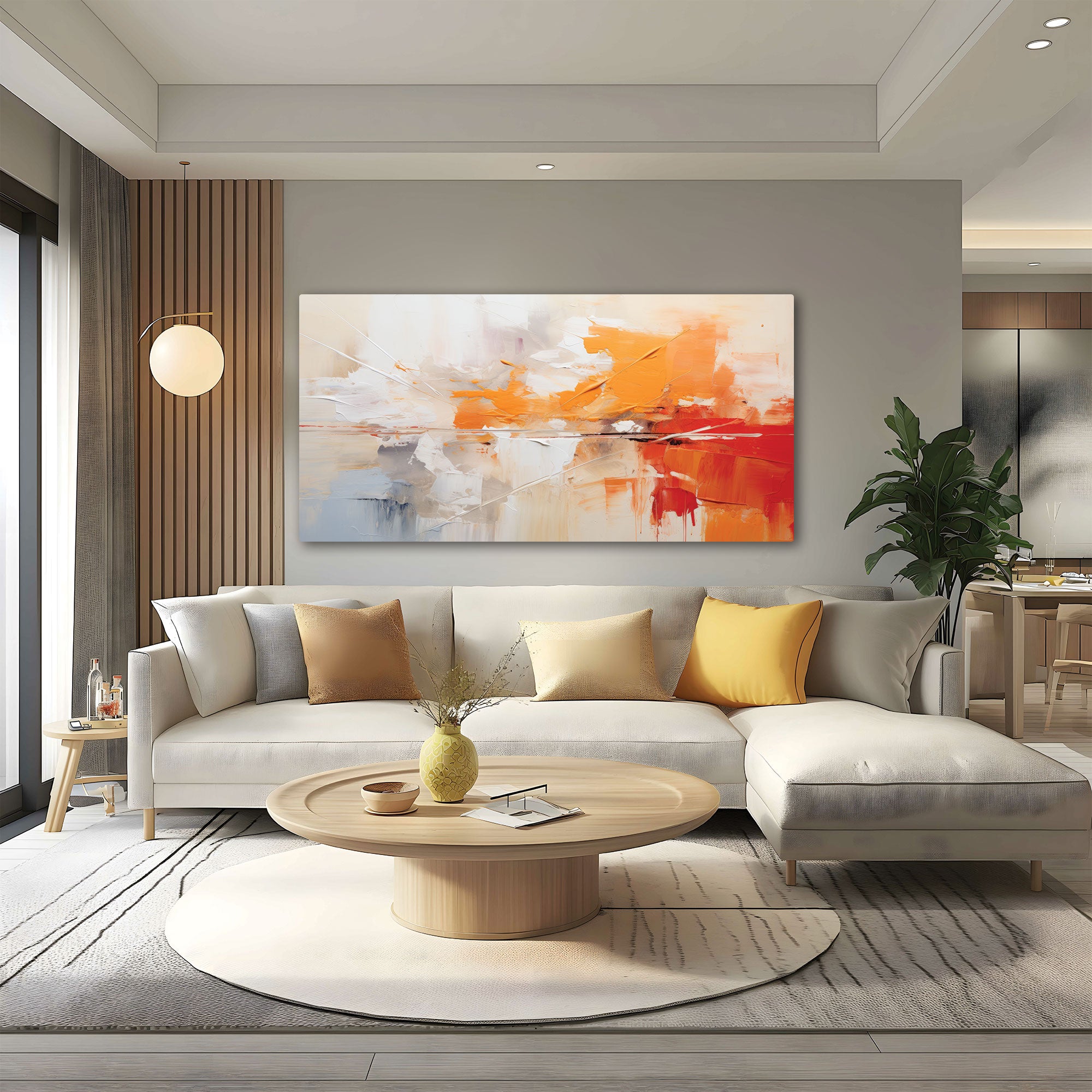 Abstract Canvas painting with frame Big Size Wall Art for living room,Bedroom,Drawing room,Hotels