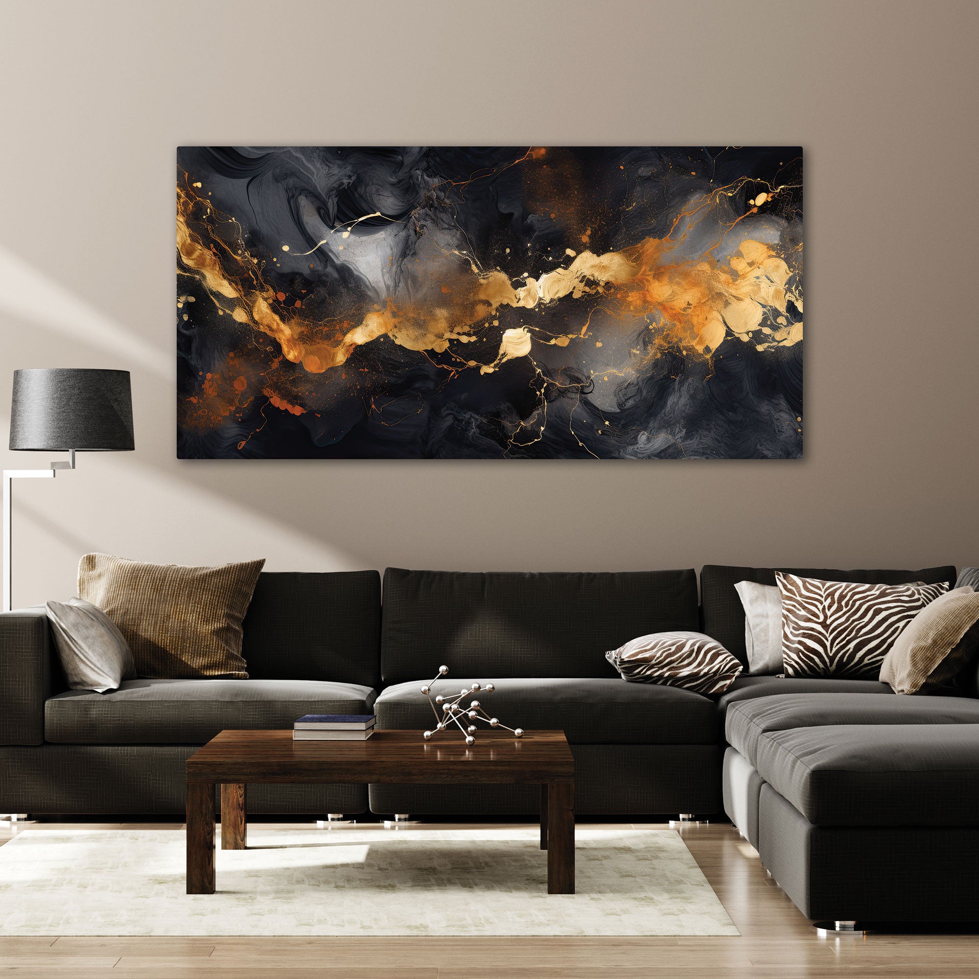 MarbleAbstract Canvas painting with frame Big Size Wall Art for living room,Bedroom,Drawing room,Hotels