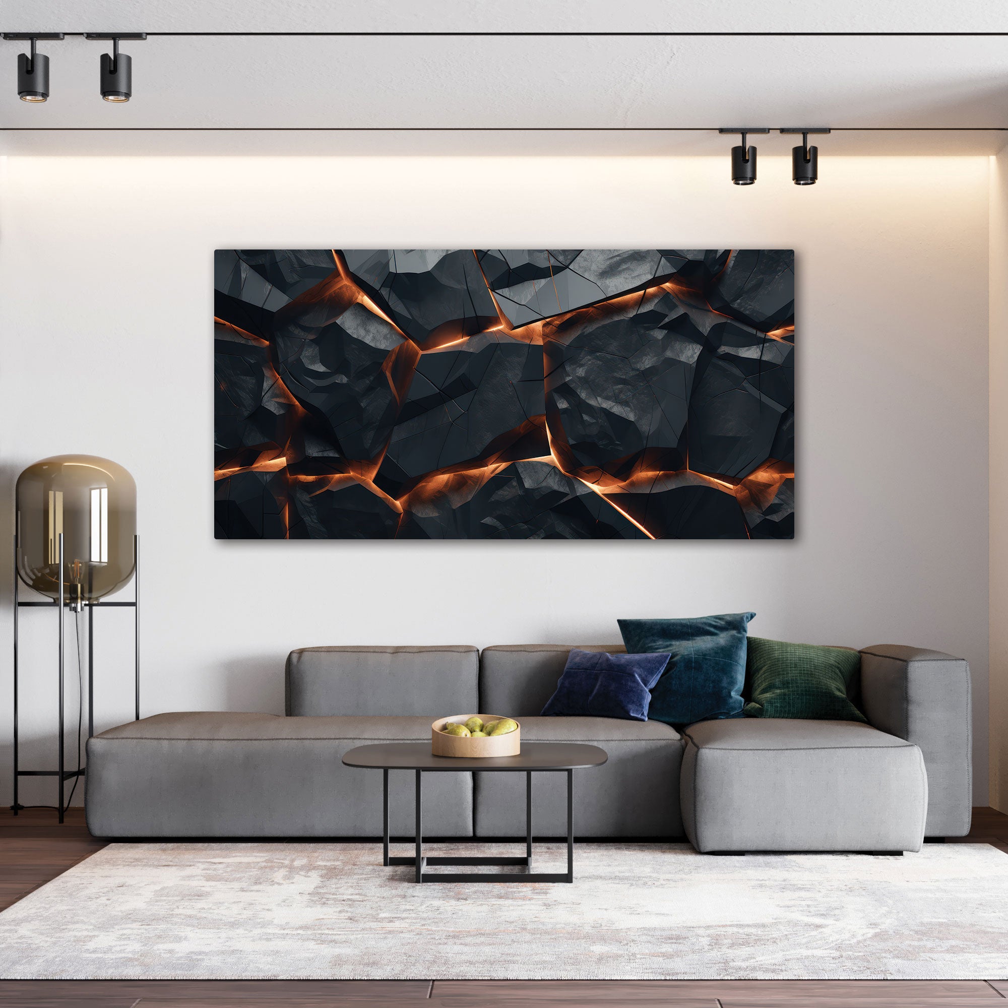 The Castle city Multi cloursAbstract Canvas painting Big Size Wall Art for living room,Bedroom,Drawing room,Hotels