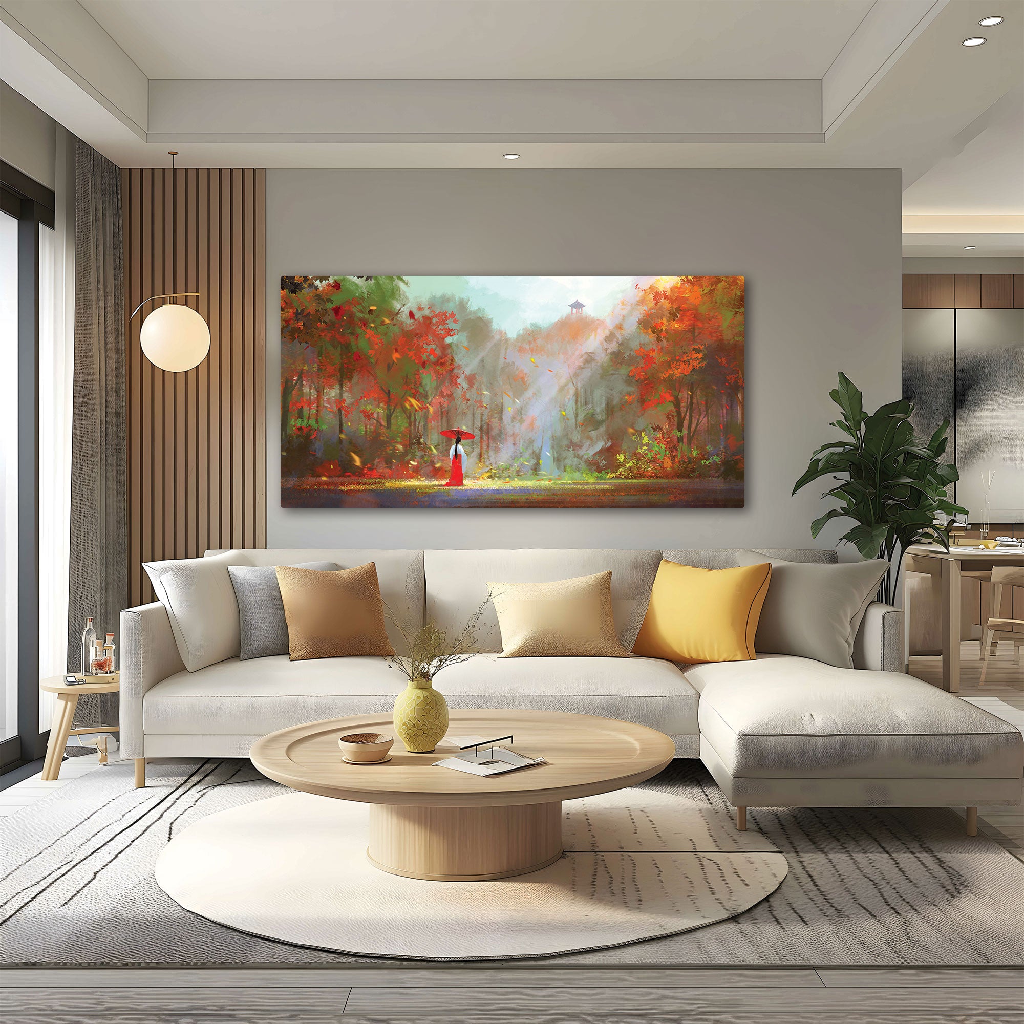 Woman sunshine Canvas painting with frame Big Size Wall Art for living room,Bedroom,Drawing room,Hotels