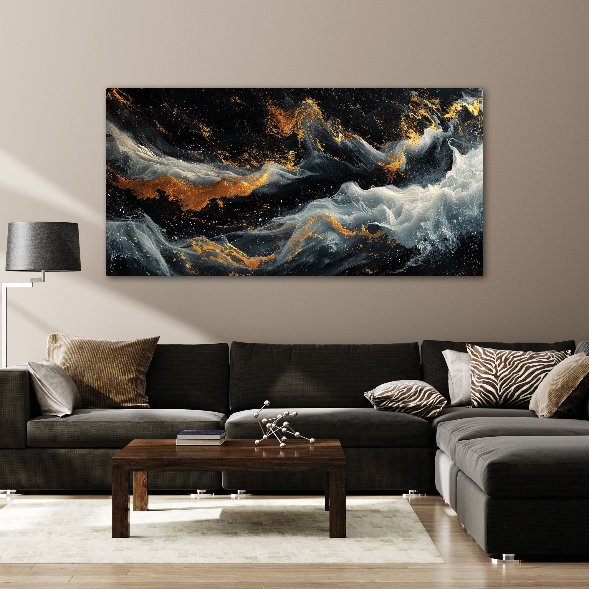 MarbleAbstract Canvas painting with frame Big Size Wall Art for living room,Bedroom,Drawing room,Hotels