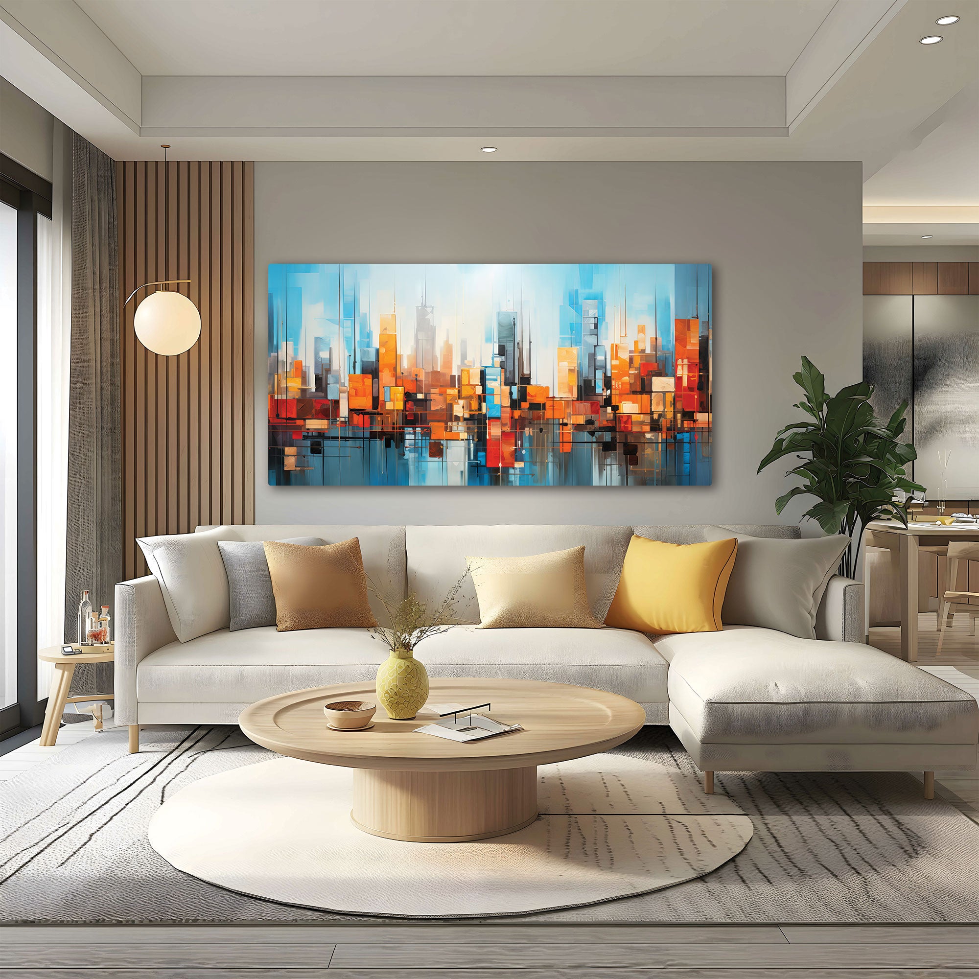 Multi colour Canvas painting Big Size Wall Art for living room,Bedroom,Drawing room,Hotels