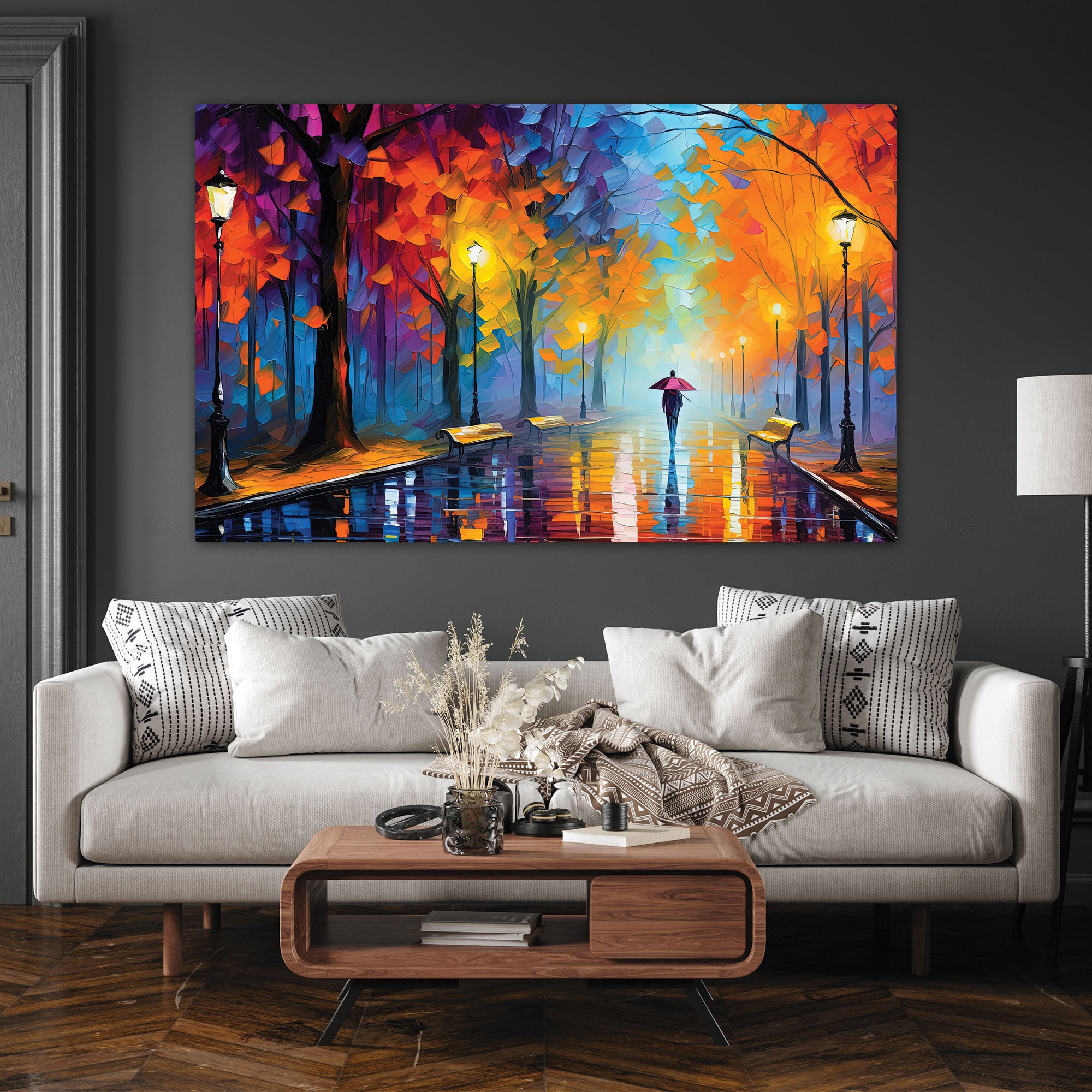 VintageAbstract Canvas painting with frame Big Size Wall Art for living room,Bedroom,Drawing room,Hotels