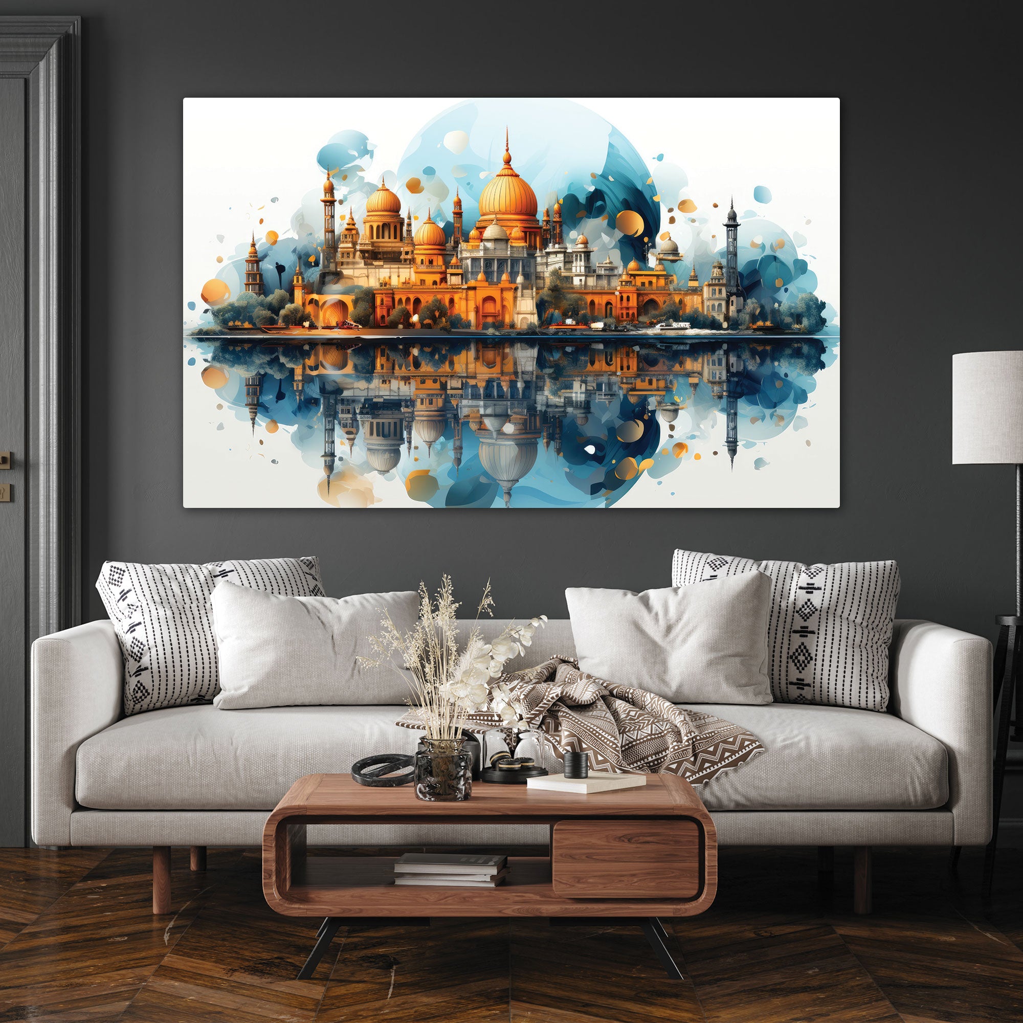 Canvas painting with frame Big Size Wall Art for living room,Bedroom,Drawing room,Hotels