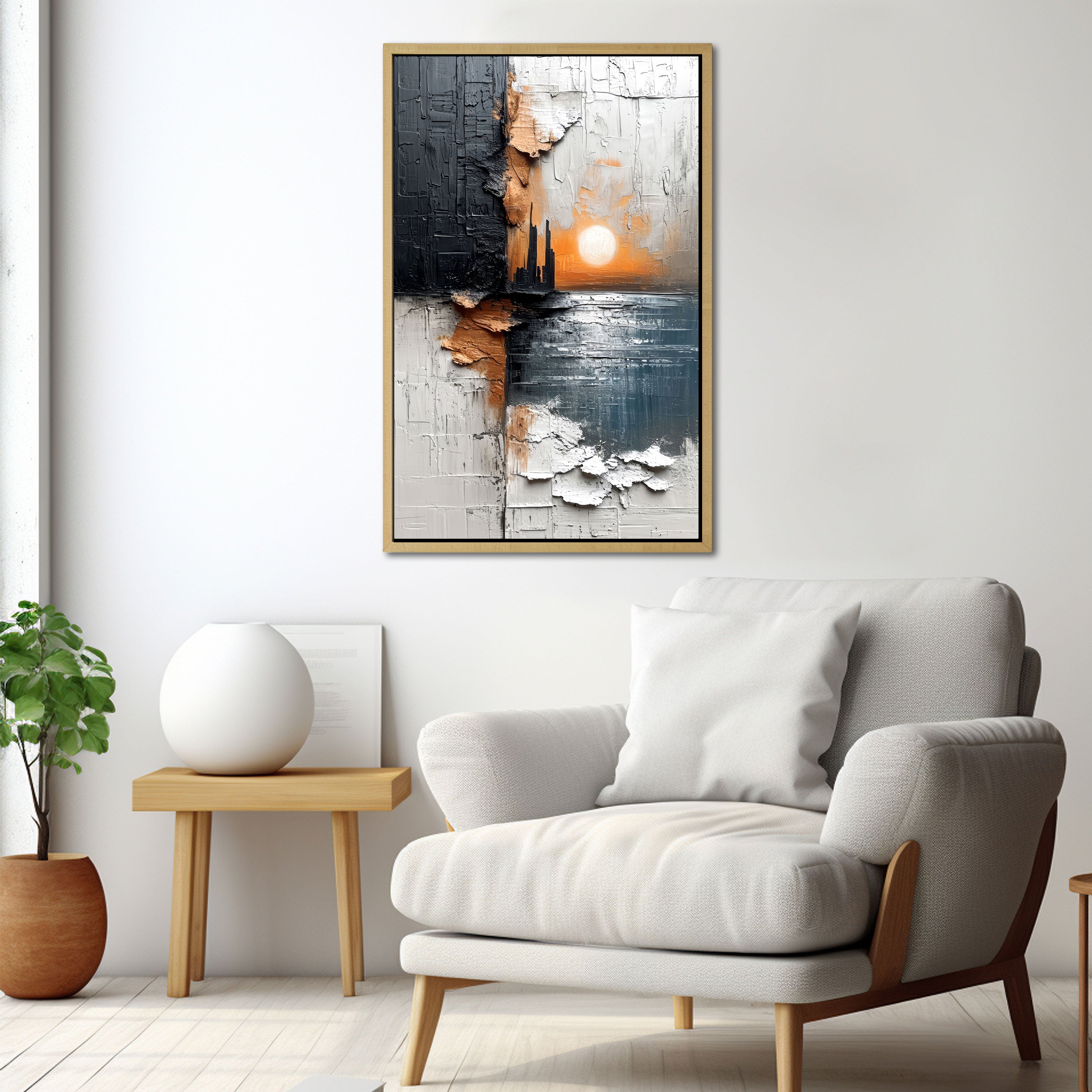Abstract Canvas painting Big Size Wall Art for living room,Bedroom,Drawing room,Hotels