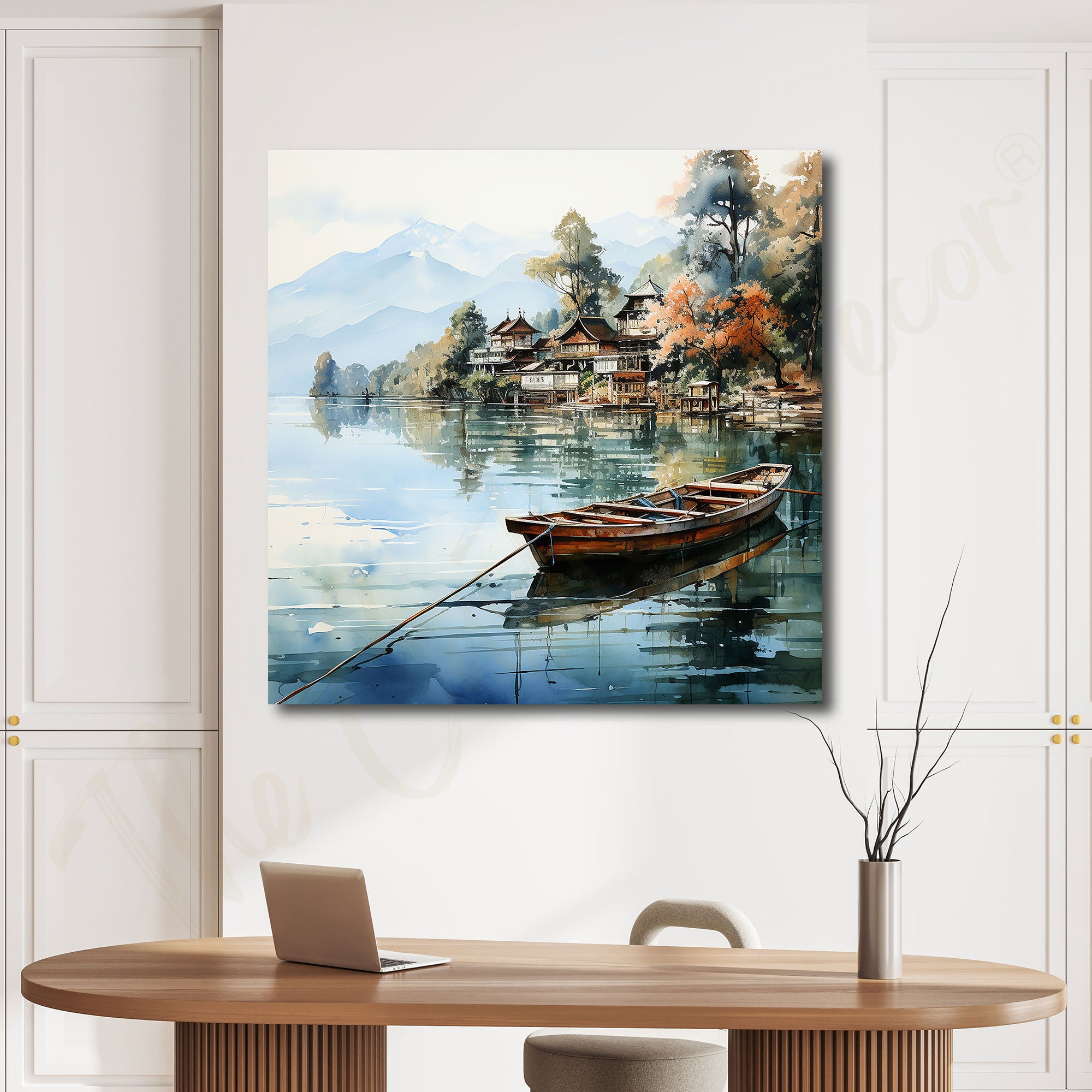 Nature colour painting with frame Big Size Wall Art for living room,Bedroom,Drawing room,Hotels