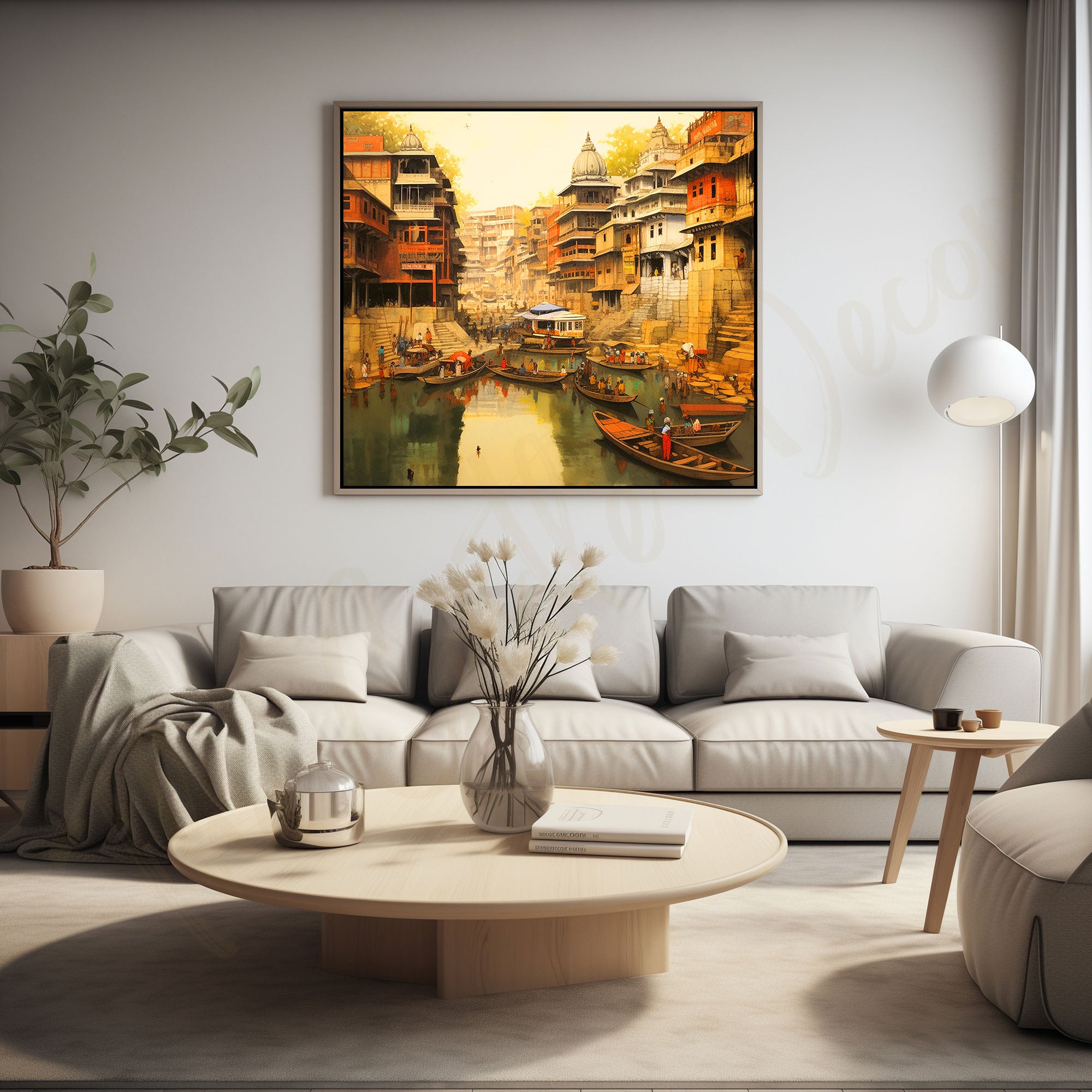 Beautiful Nature painting with frame Big Size Wall Art for living room,Bedroom,Drawing room,Hotels