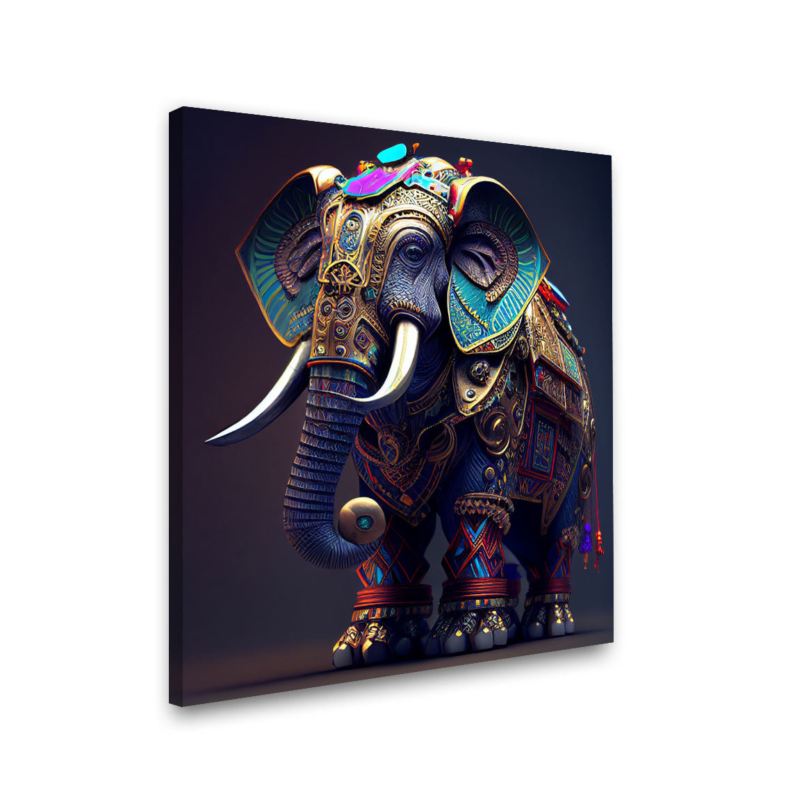 Elephant painting with frame Big Size Wall Art for living room,Bedroom,Drawing room,Hotels