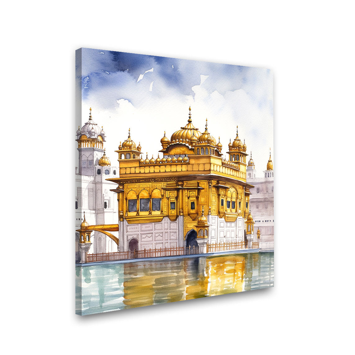 Sri harmandir saihb/Golden temple painting with frame Big Size Wall Art for living room,Bedroom,Drawing room,Hotels