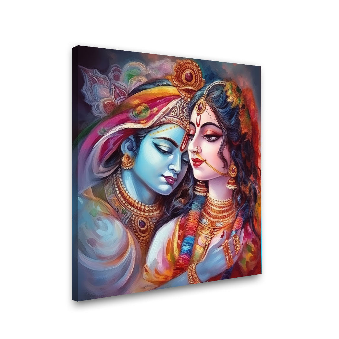 Radha krishan painting with frame Big Size Wall Art for living room,Bedroom,Drawing room,Hotels