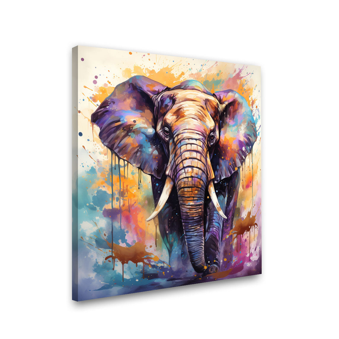 Elephant painting with frame Big Size Wall Art for living room,Bedroom,Drawing room,Hotels