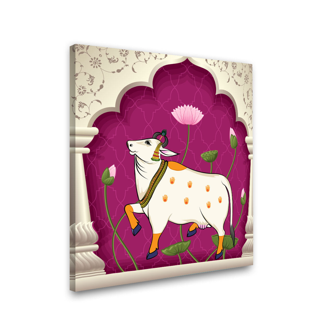 Pichwai painting with frame Big Size Wall Art for living room,Bedroom,Drawing room,Hotels