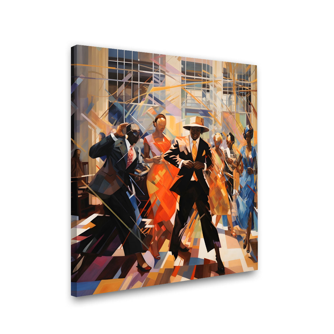 ModernAbstract dance painting with frame Big Size Wall Art for living room,Bedroom,Drawing room,Hotels