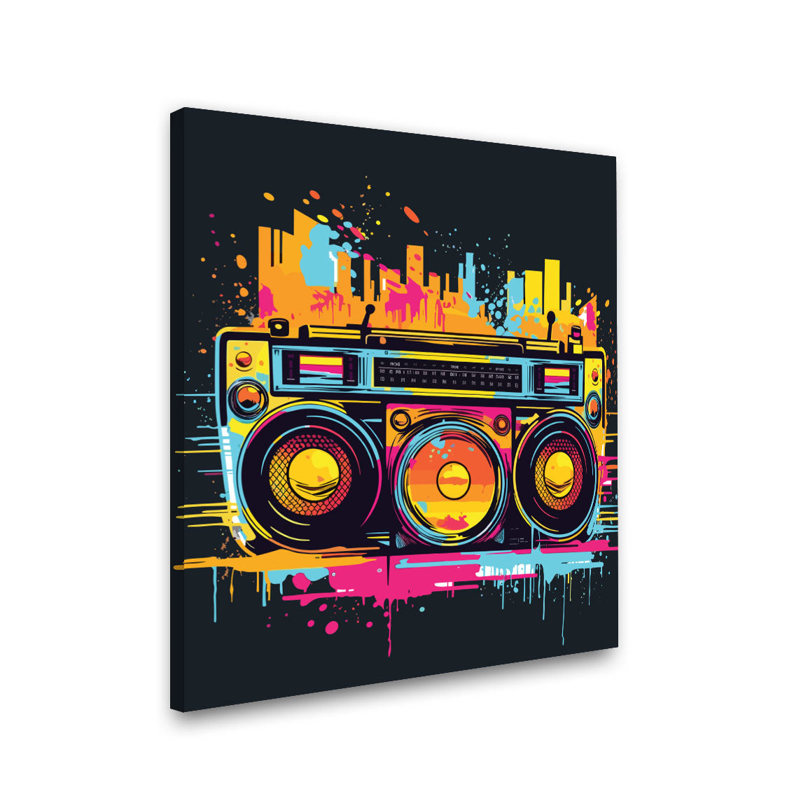 Music Radio painting with frame Big Size Wall Art for living room,Bedroom,Drawing room,Hotels