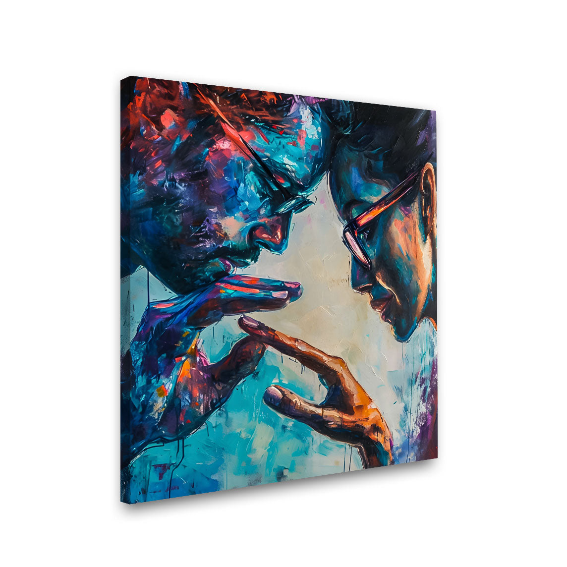 ModernAbstract Multiface painting with frame Big Size Wall Art for living room,Bedroom,Drawing room,Hotels