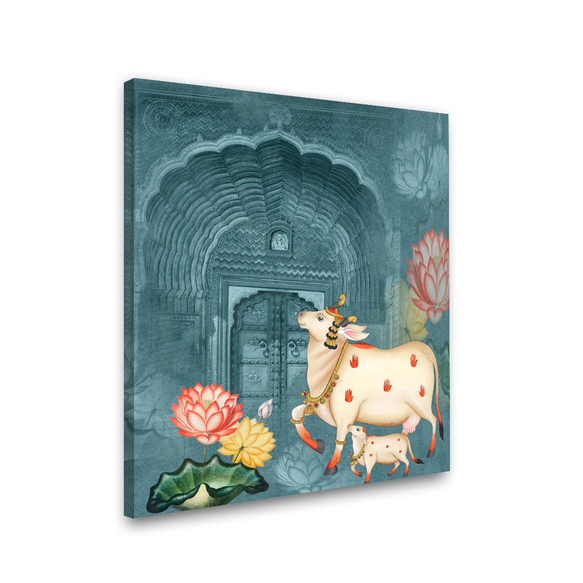 Pichwai art with frame Big Size Wall Art for living room,Bedroom,Drawing room,Hotels