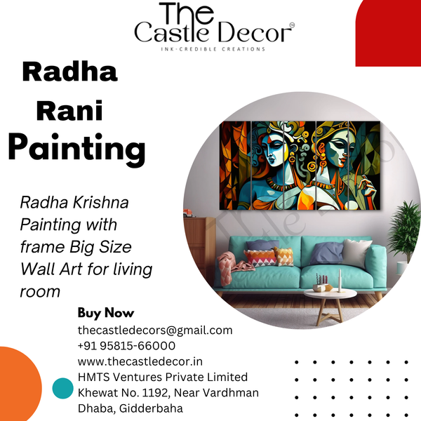 Why Radha Krishna Art Paintings Are the Perfect Blend of Devotion and Decor