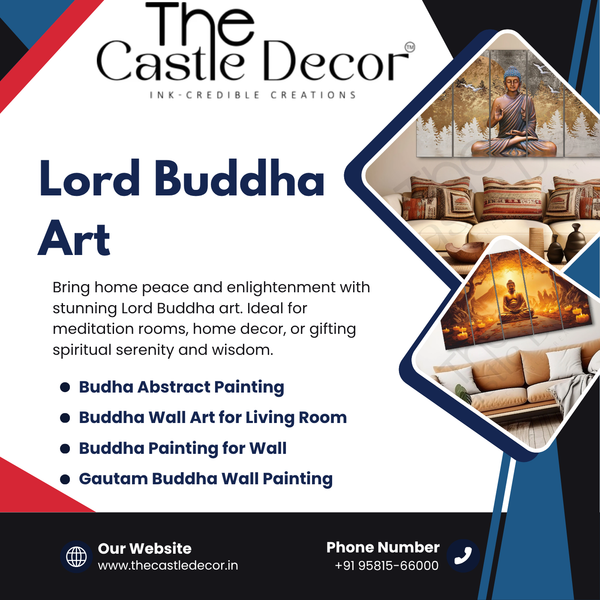 Why Gautam Buddha Wall Paintings Are the Perfect Addition to Your Living Room Decor?