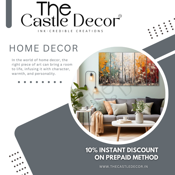 Transform Your Home with Radha Krishna & Modern Abstract Wall Art: The Perfect Fusion for Elegant Interiors