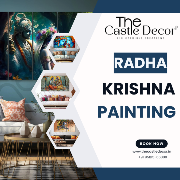 The Spiritual Beauty of Krishna and Radha: Top Art Paintings to Buy Online in India