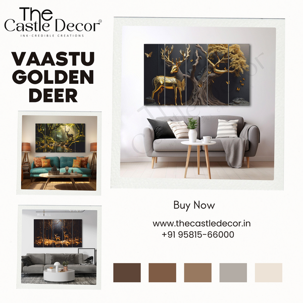 How Gold Frame Abstract Wall Art Enhances Your Scenic Wall Décor