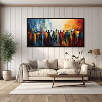 TexturedAbstract Canvas painting Big Size Wall Art for living room,Bedroom,Drawing room,Hotels