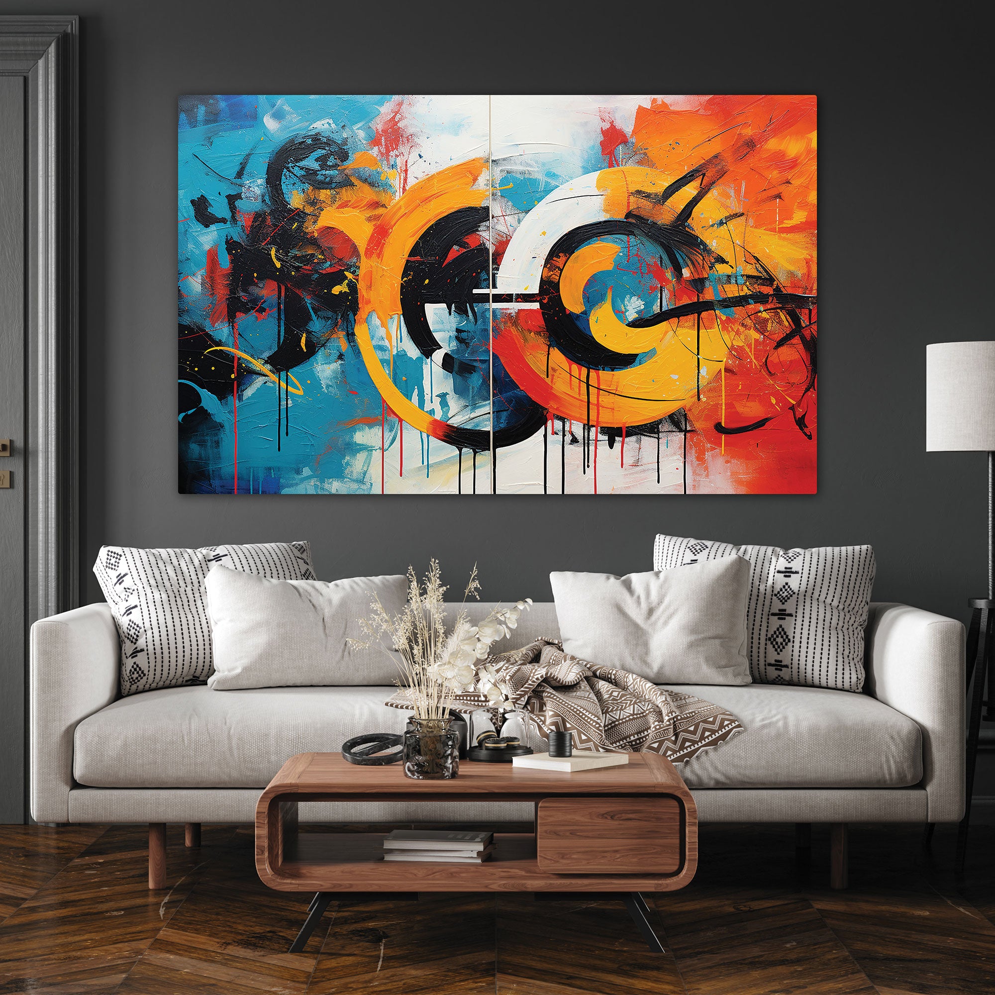Music Canvas painting with frame Big Size Wall Art for living room,Bedroom,Drawing room,Hotels