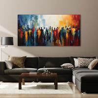 TexturedAbstract Canvas painting Big Size Wall Art for living room,Bedroom,Drawing room,Hotels