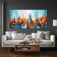 Multi colour Canvas painting Big Size Wall Art for living room,Bedroom,Drawing room,Hotels