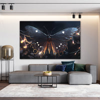 Butterfly Abstract Canvas painting Big Size Wall Art for living room,Bedroom,Drawing room,Hotels
