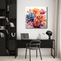 Flower painting with frame Big Size Wall Art for living room,Bedroom,Drawing room,Hotels