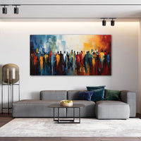 TexturedAbstract Canvas painting Big Size Wall Art for living room,Bedroom,Drawing room,Hotels