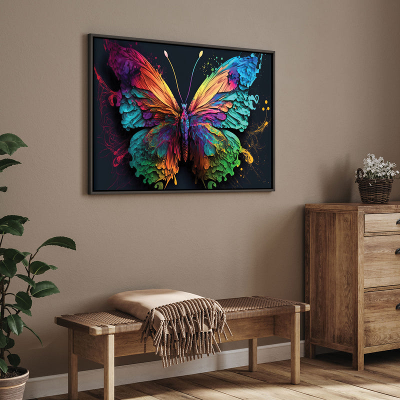 Abstract butterfly Canvas painting Big Size Wall Art for living room,Bedroom,Drawing room,Hotels