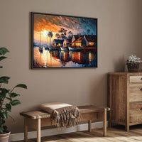 Cityscape Canvas painting Big Size Wall Art for living room,Bedroom,Drawing room,Hotels