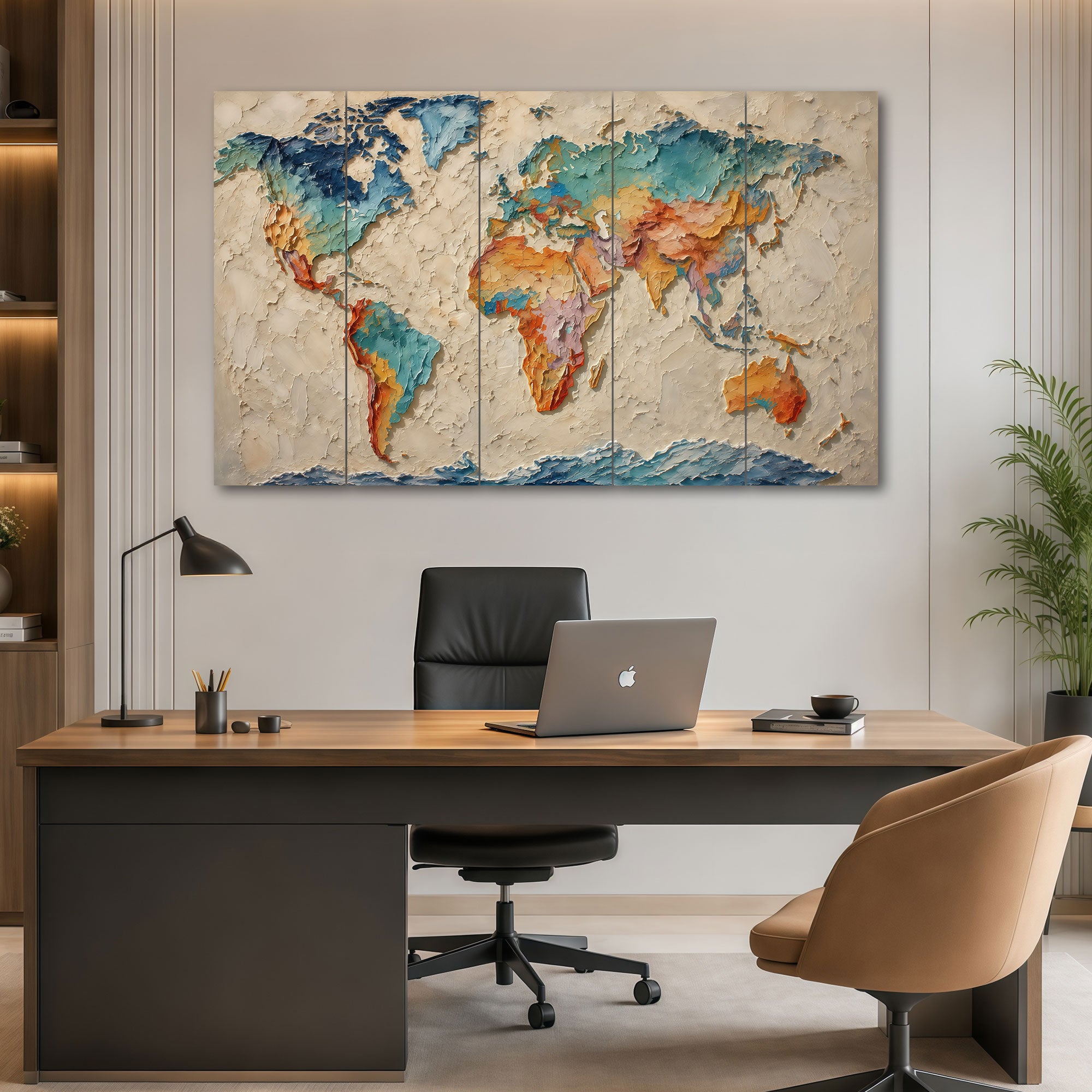 Map Painting with frame Big Size Wall Art for living room,Bedroom,Drawing room,Hotels