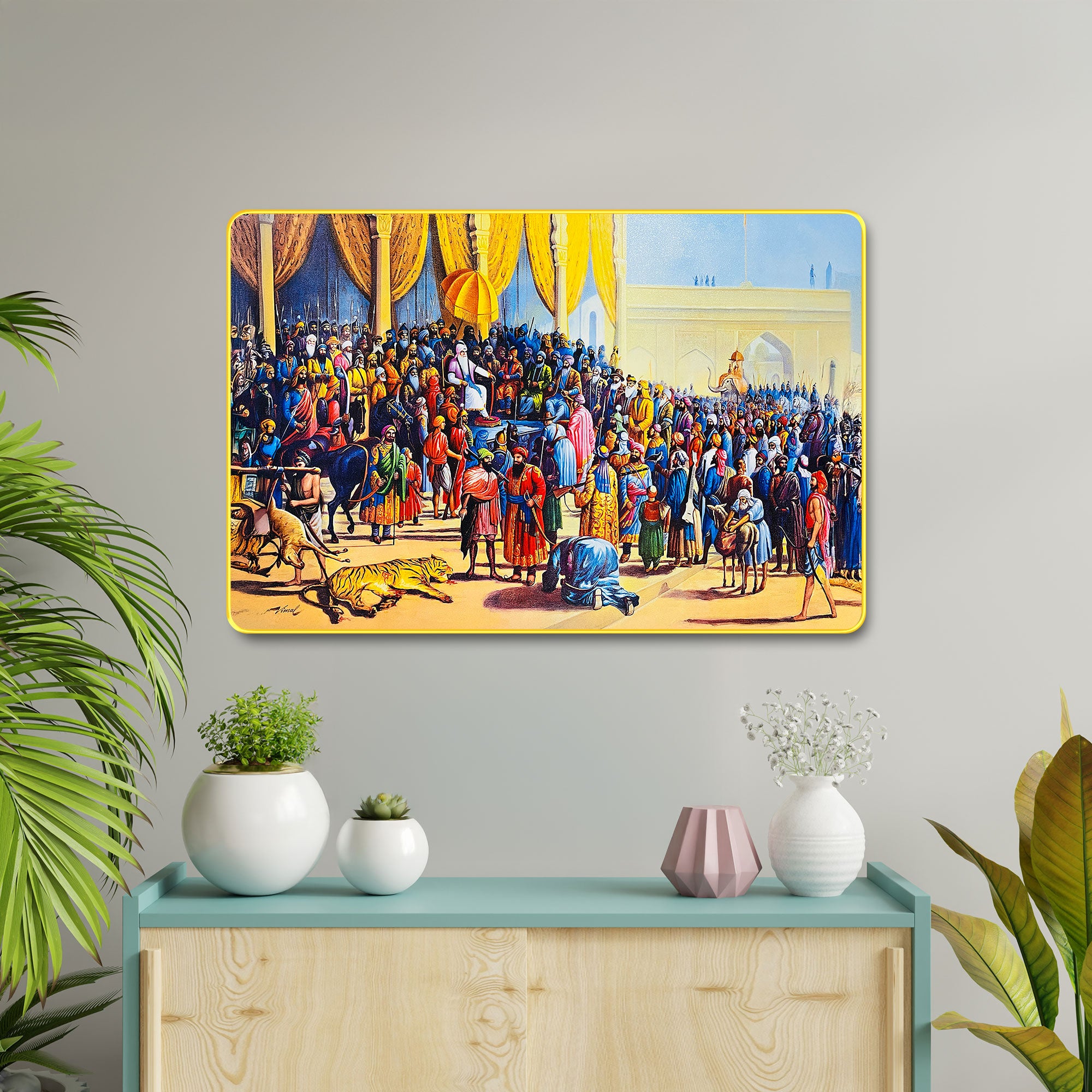 The Castle Decor Maharaja Ranjit Singh Ji Wall Photo Frame | Historical Sikh King Wall Art for Home, Office & Gift Décor (Copy)