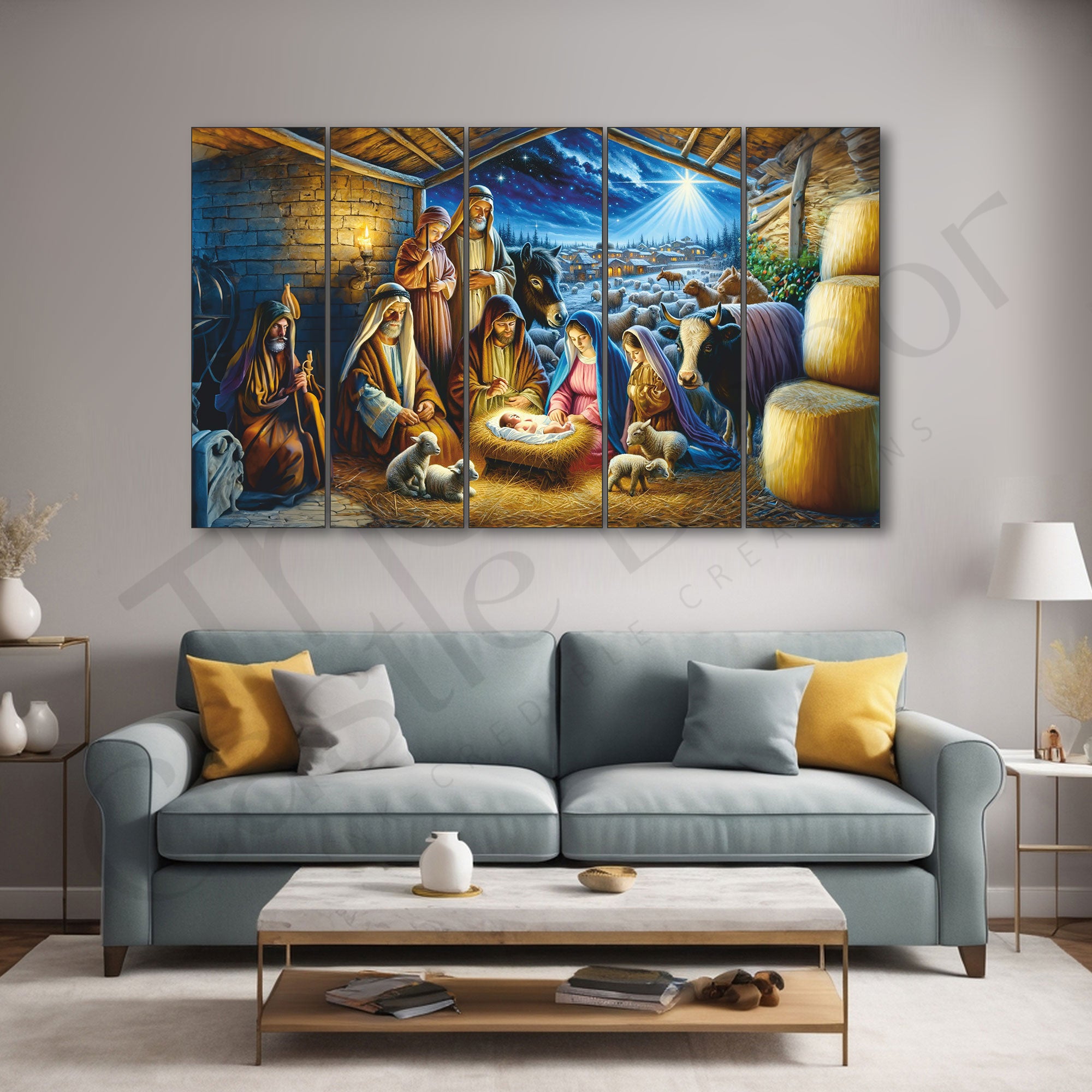 Jesus Painting with frame Big Size Wall Art for living room,Bedroom,Drawing room,Hotels