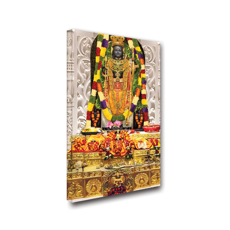 The Castle Decor ramlala canvas/Sparkle painting Big Size Wall Art for living room,Bedroom,Drawing room,Hotels-Wooden Framed-Digital Painting