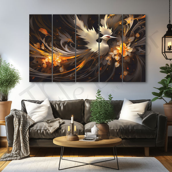 Abstract Painting with frame Big Size Wall Art for living room,Bedroom,Drawing room,Hotels 27x48