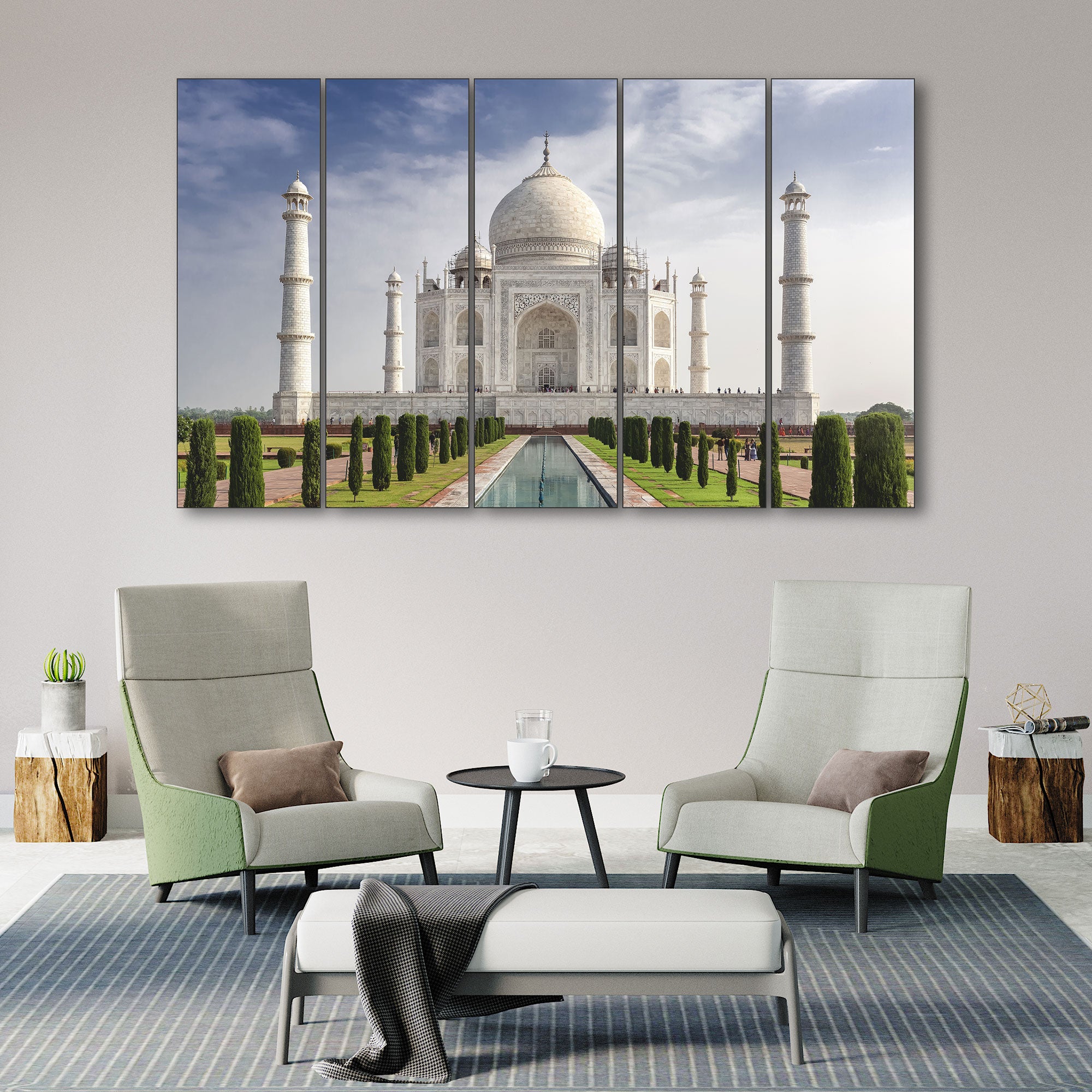 National Monument Painting with frame Big Size Wall Art for living room,Bedroom,Drawing room,Hotels