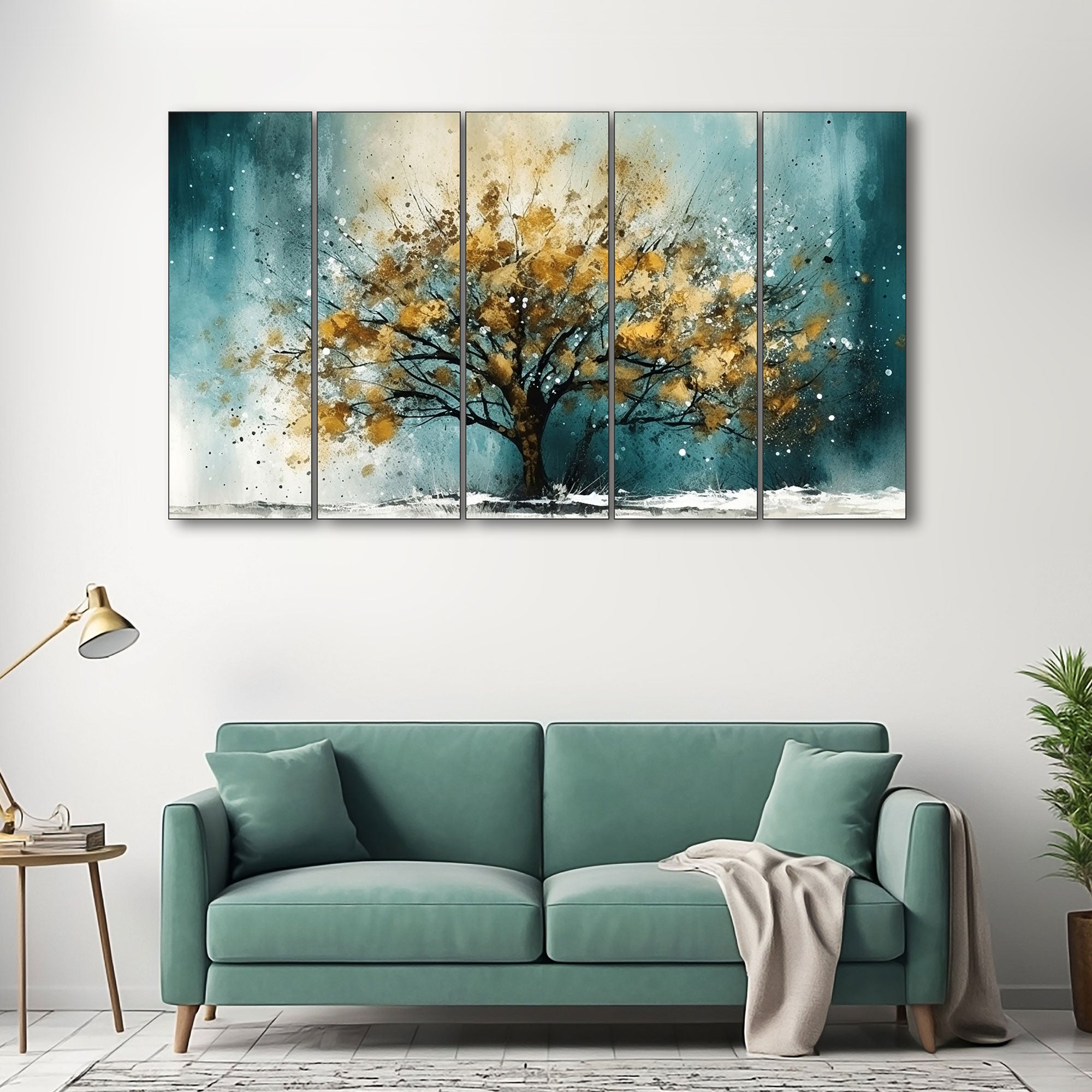 Abstract Painting with frame Big Size Wall Art for living room,Bedroom,Drawing room,Hotels