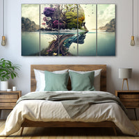 Abstract Painting with frame Big Size Wall Art for living room,Bedroom,Drawing room,Hotels