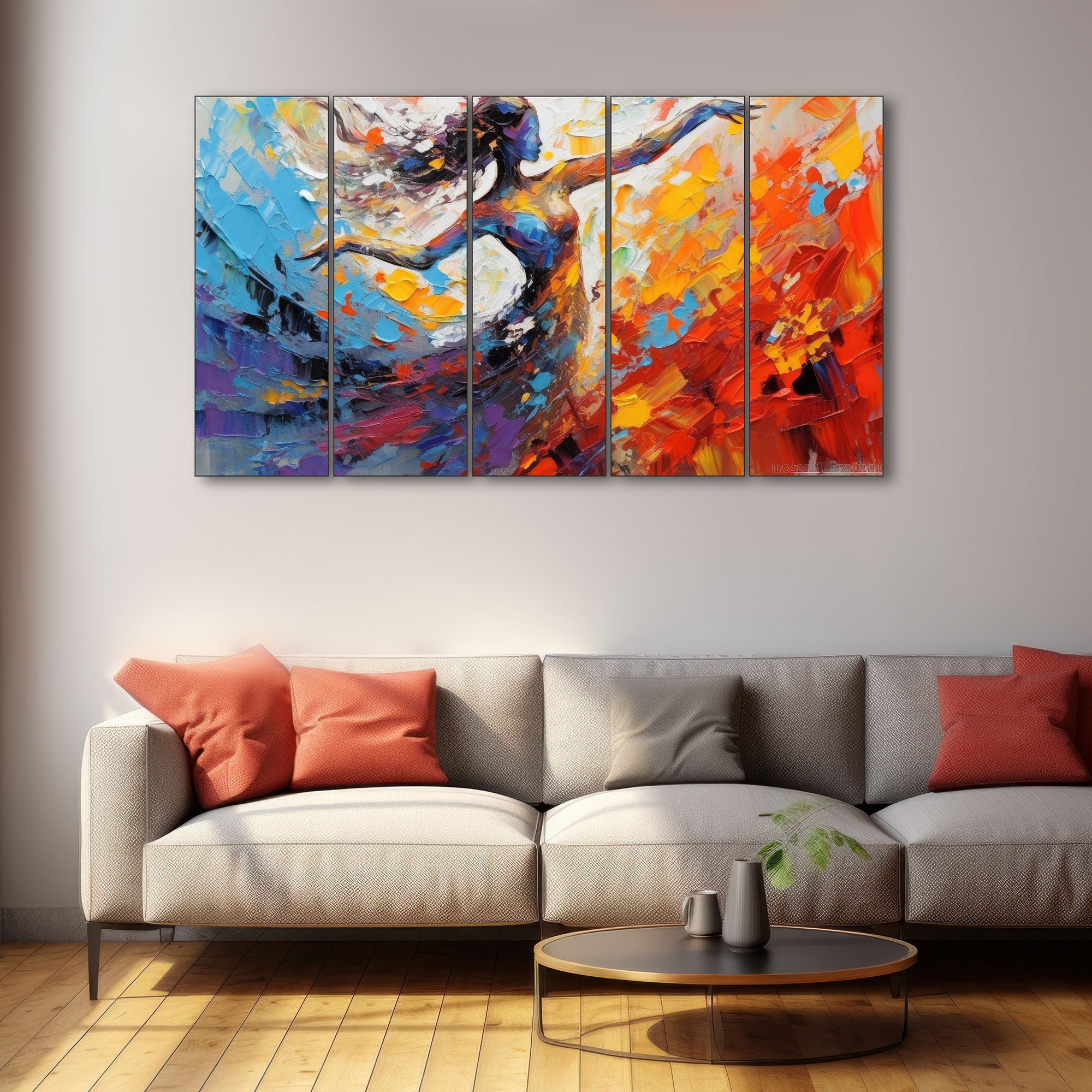 Dance Painting with frame Big Size Wall Art for living room,Bedroom,Drawing room,Hotels
