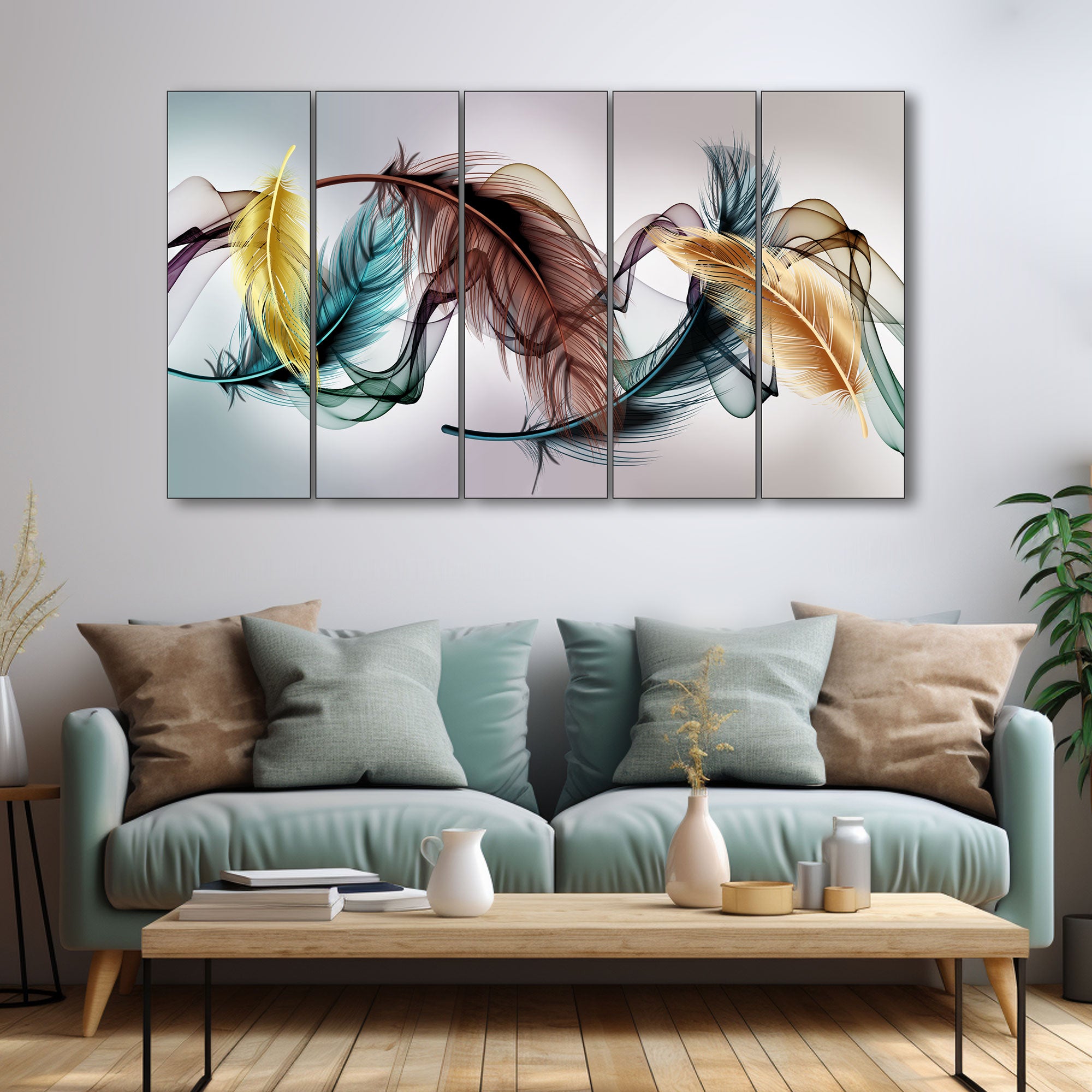 Abstract Painting with frame Big Size Wall Art for living room,Bedroom,Drawing room,Hotels