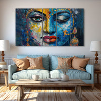 Radha Krishna Painting with frame Big Size Wall Art for living room,Bedroom,Drawing room,Hotels