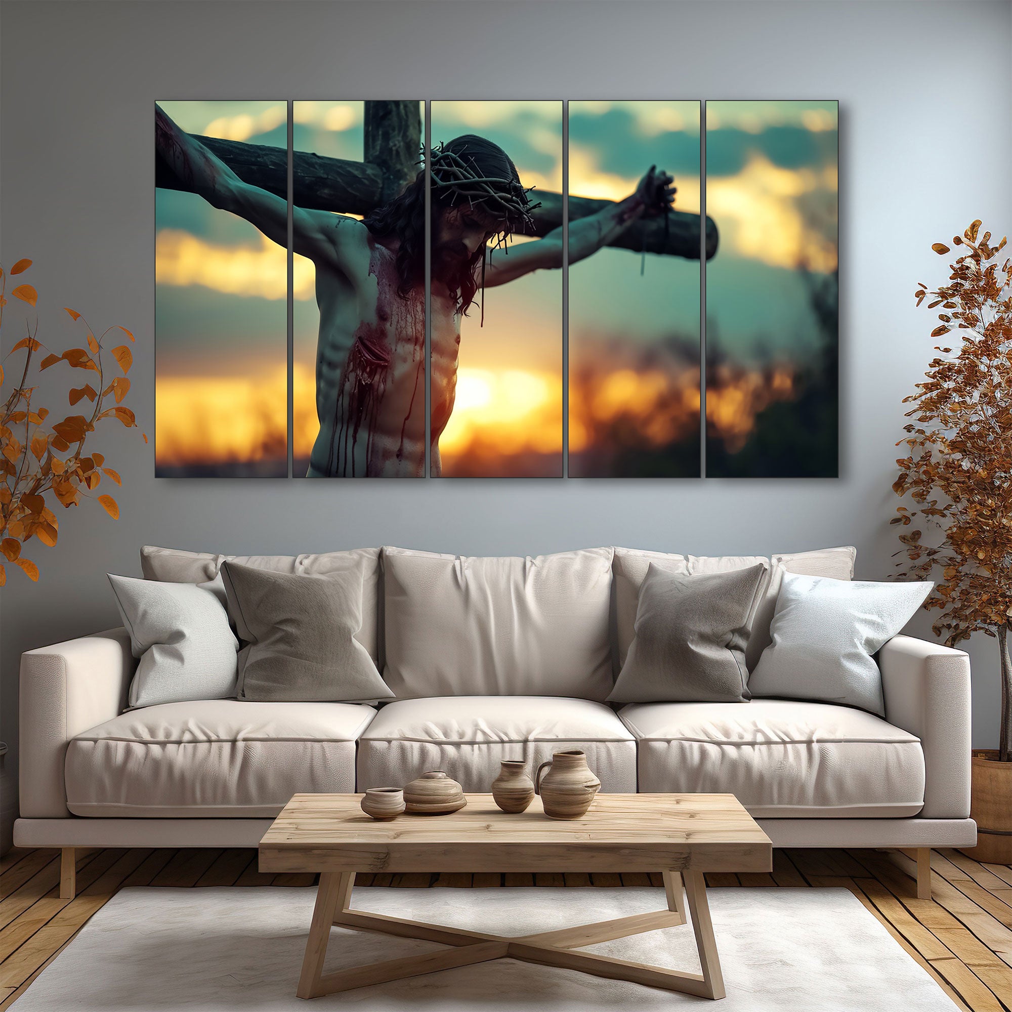 Jesus Painting with frame Big Size Wall Art for living room,Bedroom,Drawing room,Hotels
