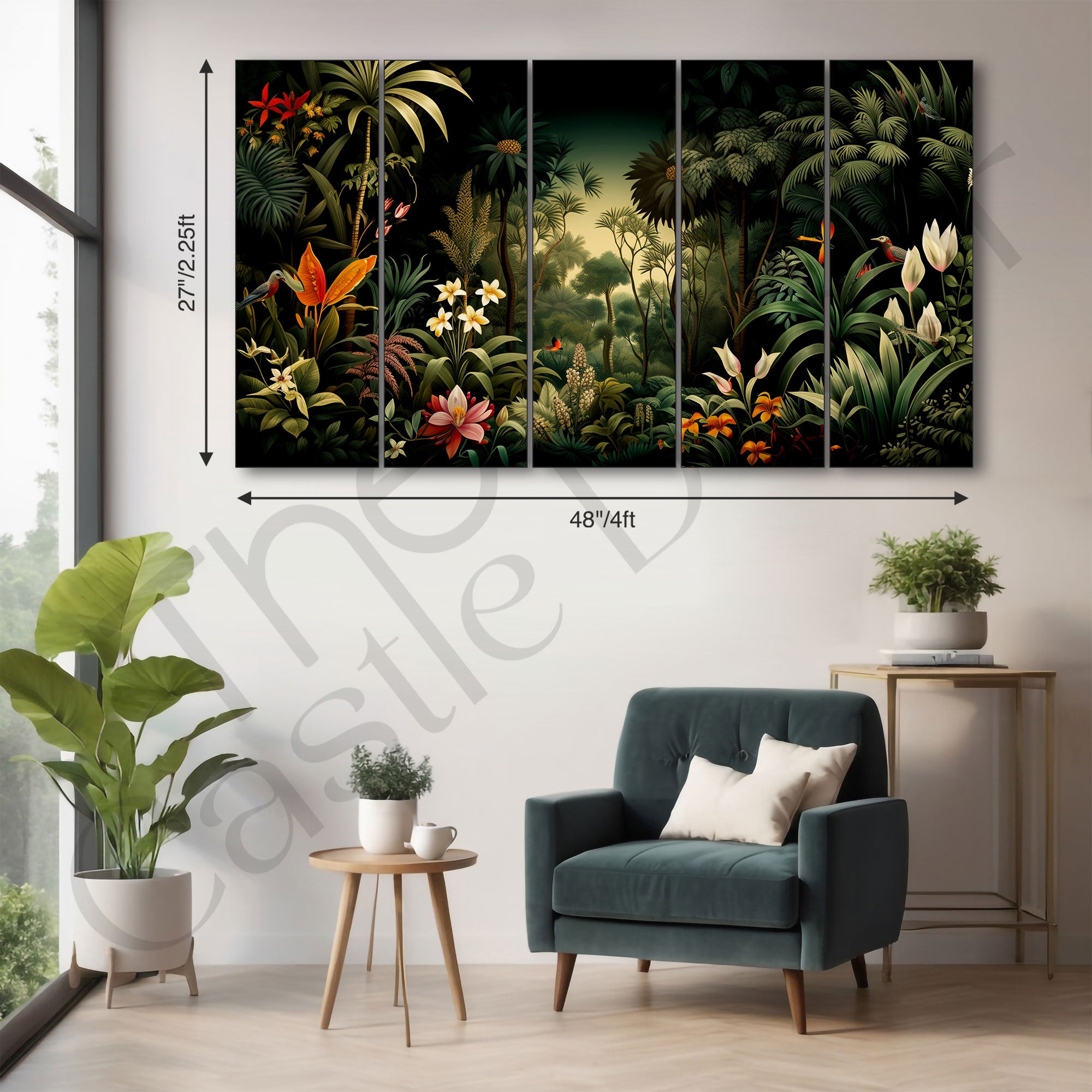 Nature Painting with frame Big Size Wall Art for living room,Bedroom,Drawing room,Hotels