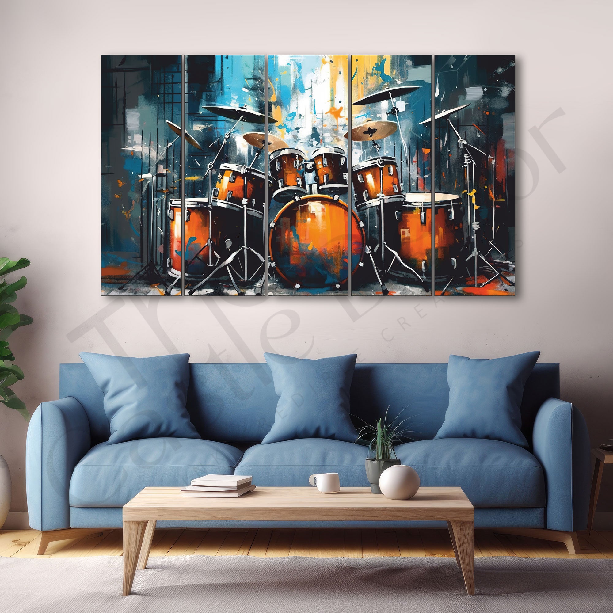 Music Painting with frame Big Size Wall Art for living room,Bedroom,Drawing room,Hotels