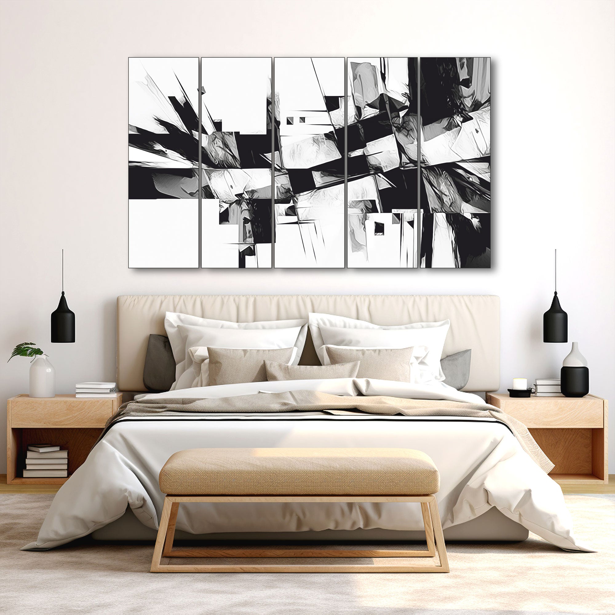 Abstract Art Painting with frame Big Size Wall Art for living room,Bedroom,Drawing room,Hotels