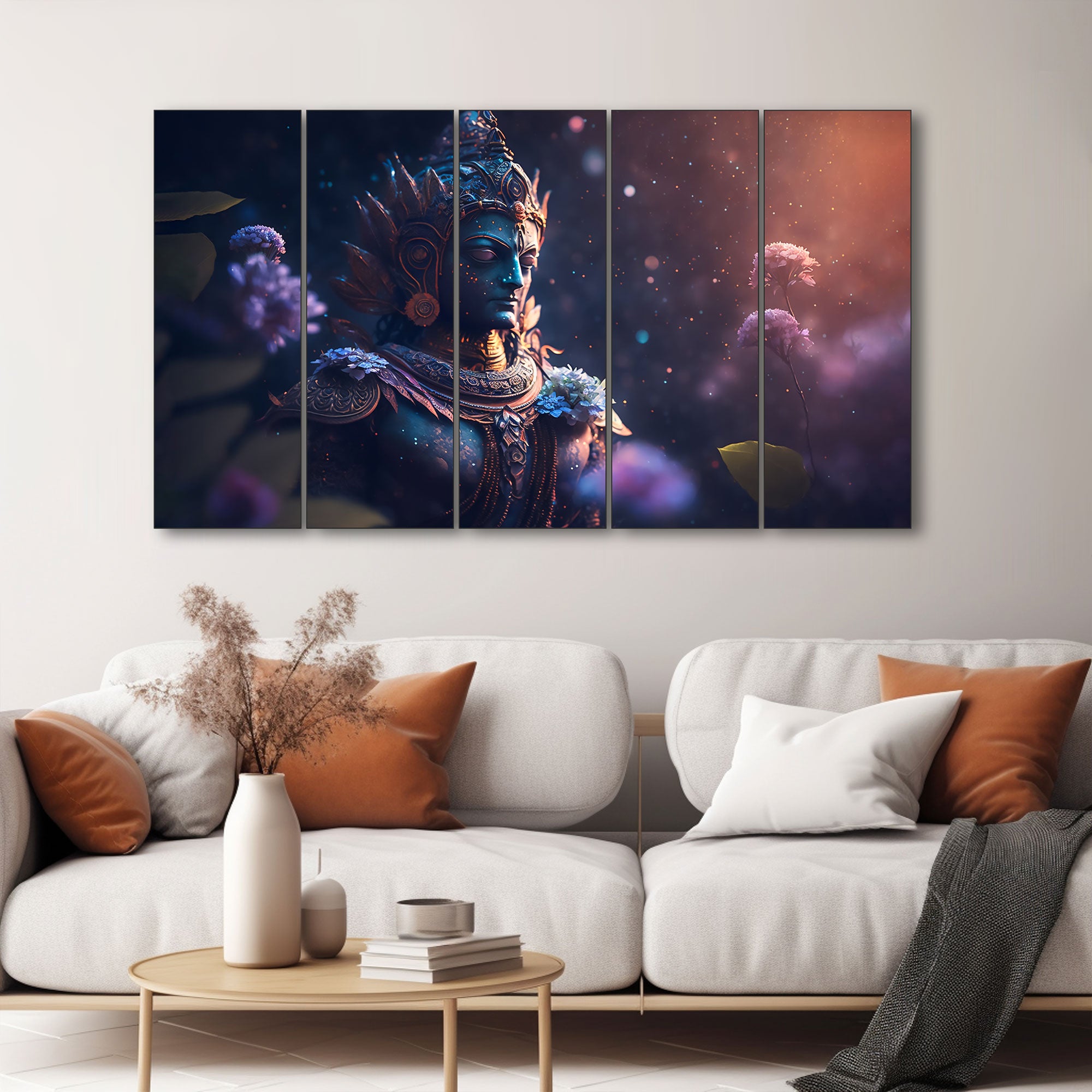 Lord Shiva Painting with frame Big Size Wall Art for living room,Bedroom,Drawing room,Hotels